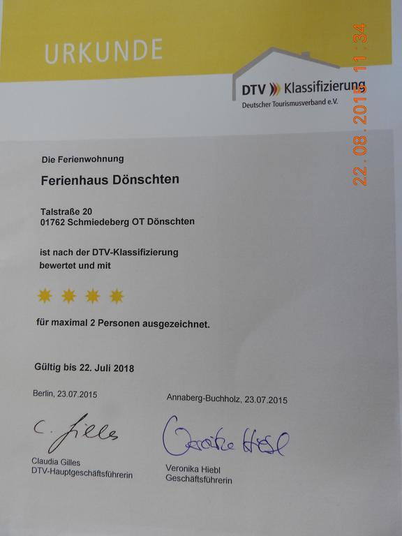Ferienhaus Doenschten Dippoldiswalde Phòng bức ảnh